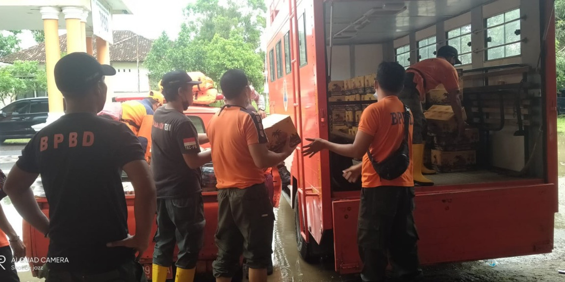 Sebagian Wilayah Dua Kecamatan di Lombok Barat Berangsur Surut