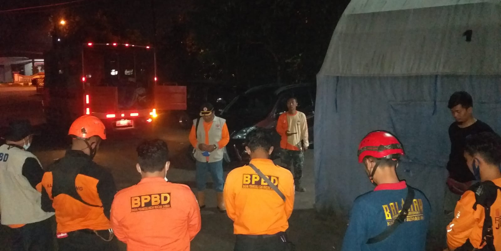 BPBD Kabupaten Semarang Bangun Tenda Darurat untuk Pasien RSUD Ambawara Pascagempa