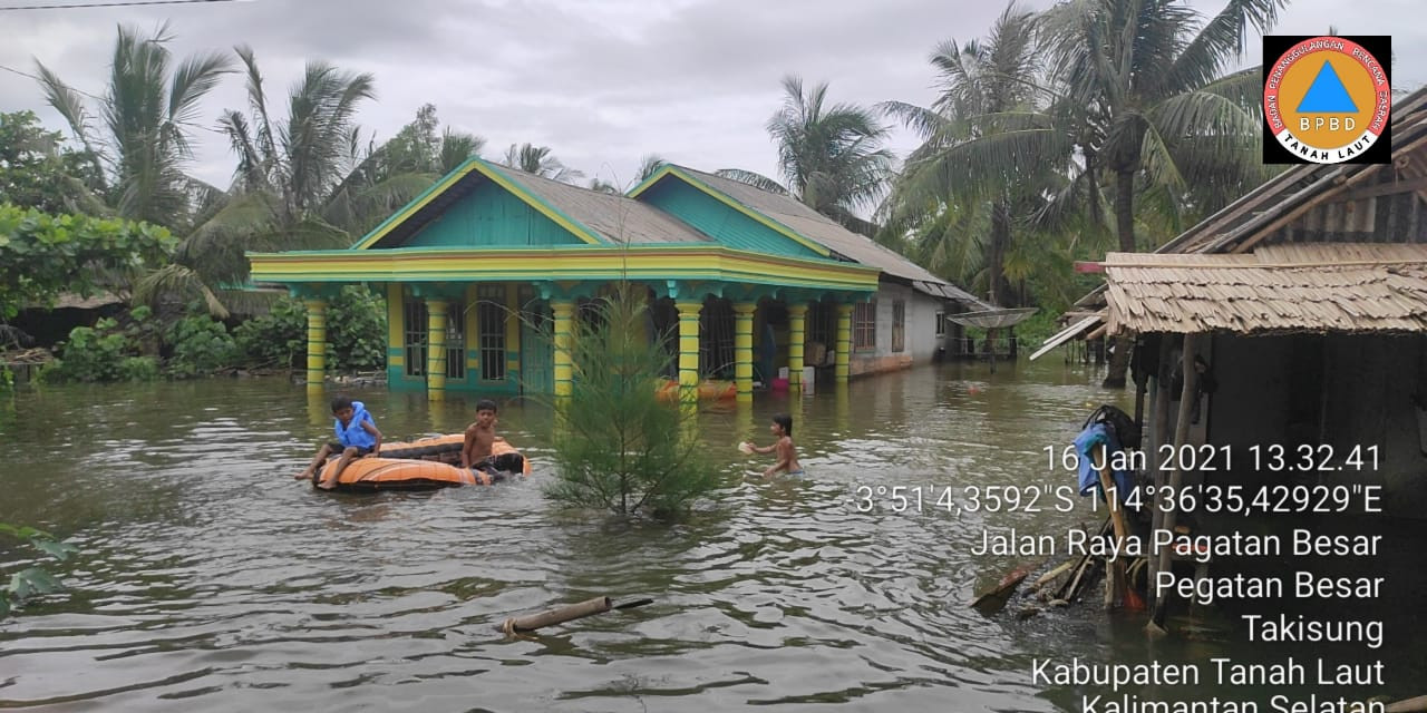 [Update] - Sebanyak 7 Kabupaten/Kota Terdampak Banjir di Kalimantan Selatan