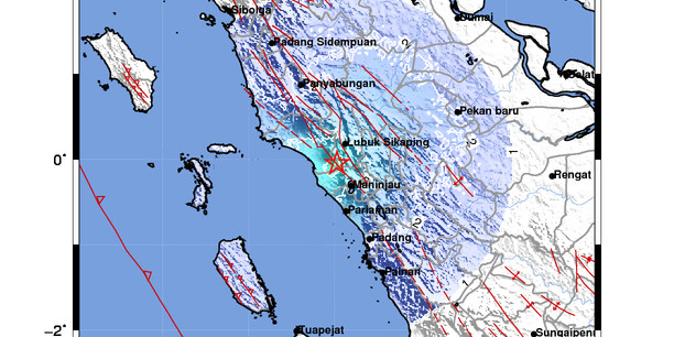 Gempa M 4,9 Guncang Pasaman Sumatera Barat, BMKG: Tidak Berpotensi Tsunami