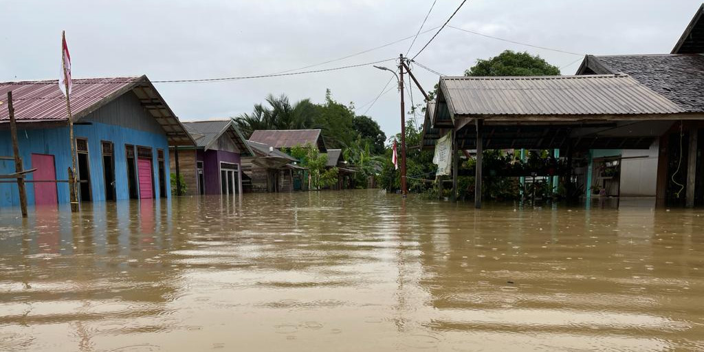 Banjir Tanah Bumbu Berangsur Surut