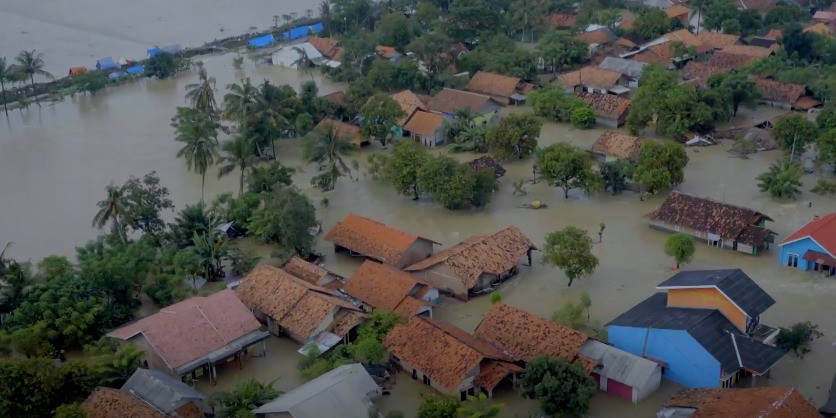 Tinjau Banjir Karawang Lewat Udara, Kepala BNPB Temukan Beberapa Titik Kerusakan Sungai dan Tanggul