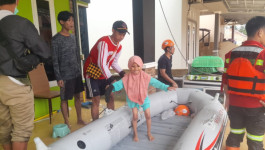 Seribu Jiwa Mengungsi Akibat Banjir di Kutai Timur