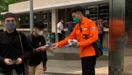 BNPB Kembali Distribusikan Ribuan Masker Bagi Jamaah Istiqlal