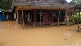 Banjir yang Melanda 10 Desa di Kabupaten Balangan Berangsur Surut