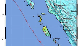 Guncangan Gempa (M)6,7 Dirasakan Kuat Warga Kabupaten Nias Selatan