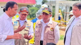 Presiden RI Tinjau Pembangunan Lahan Relokasi dan Rumah Contoh Pascagempa Cianjur