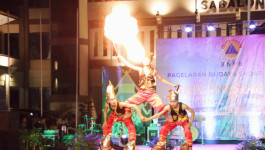 Pagelaran Budaya Sadar Bencana di Sumbawa