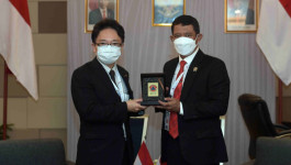 Kepala BNPB Menerima State Minister Cabinet Office of Japan