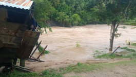 Banjir Kabupaten Malinau Mulai Surut Tinggalkan Kerusakan Sejumlah Bangunan