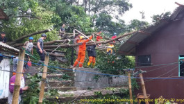 Sebanyak 11 Rumah Warga Tasikmalaya Terdampak Angin Kencang