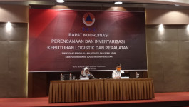 BNPB Gelar Rakor Perencanaan dan Inventarisasi Kebutuhan Logistik dan Peralatan