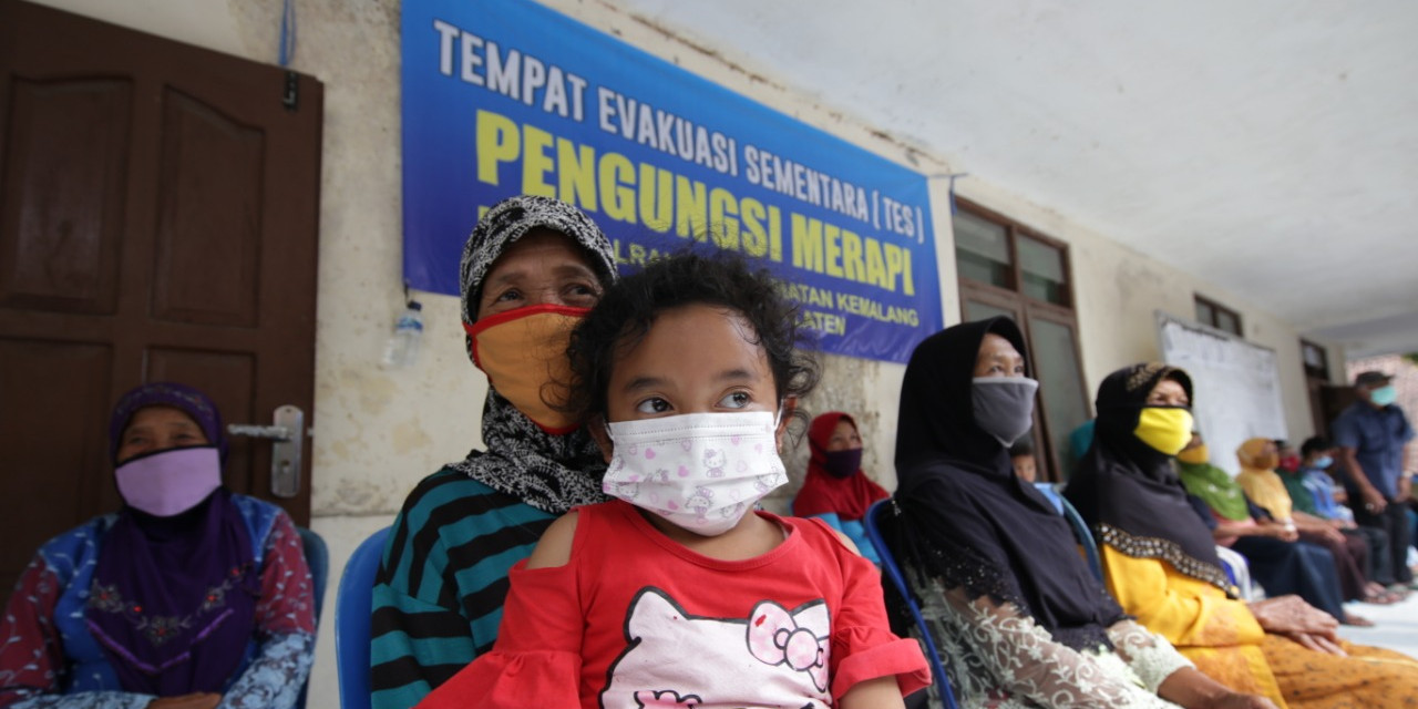 Warga Pengungsi Gunung Merapi di Magelang Bertambah