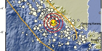 Gempabumi Bengkulu M 6.7 Dirasakan Kuat, Belum Ada Laporan Kerusakan