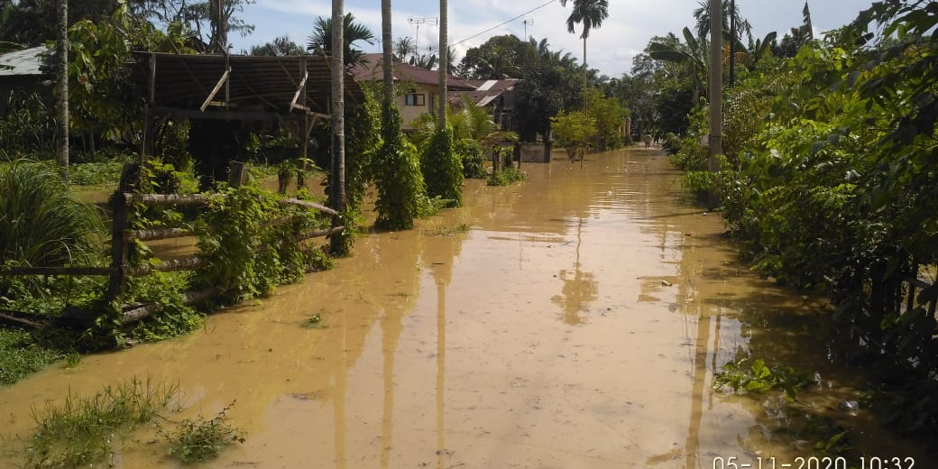 Sungai Krueng Langsa Meluap, 722 Unit Rumah Warga Kota Langsa Terendam