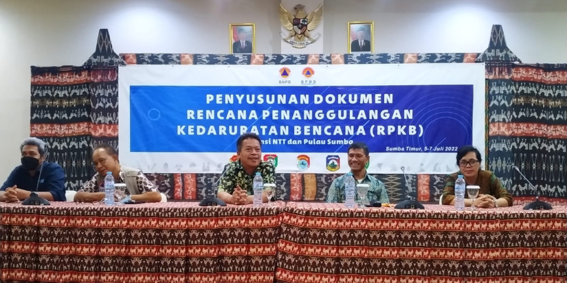 BNPB Gelar Sosialisasi Rencana Penanggulangan Kedaruratan Bencana (RPKB) di Provinsi NTT