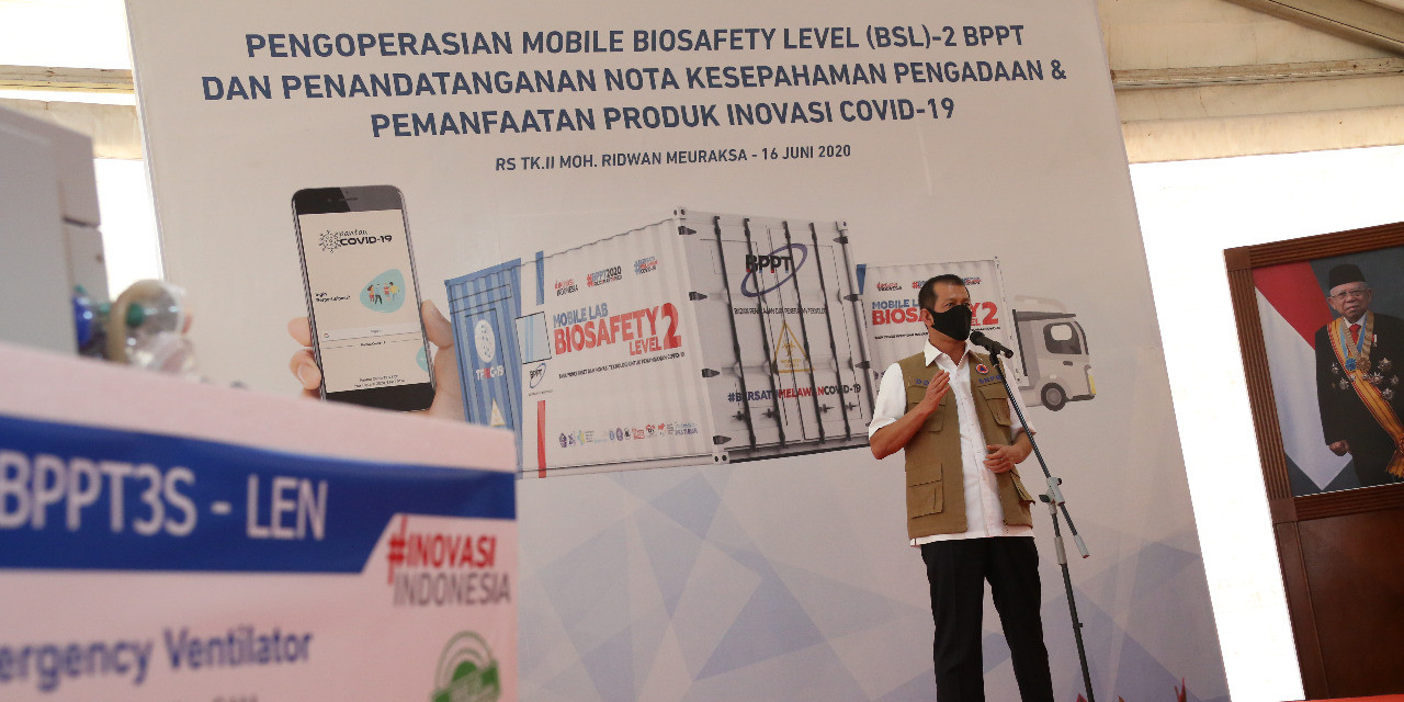 Ketua Gugus Tugas Nasional Apresiasi Mobile Biosafety Level (BSL)-2 BPPT