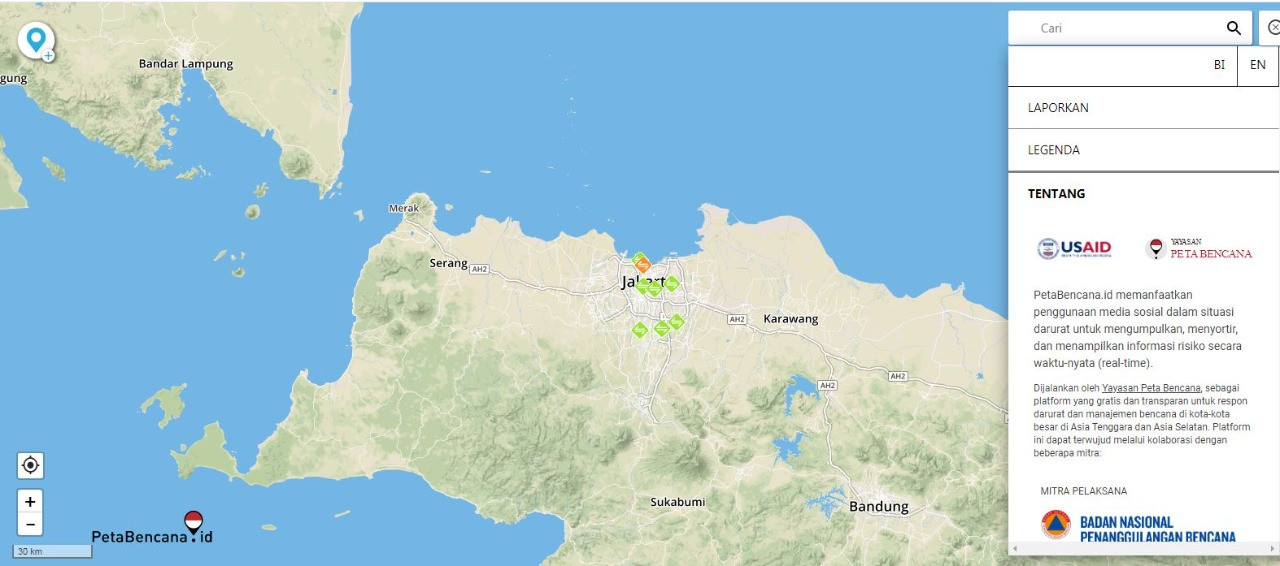 Berbagi Informasi Real-time Situasi Darurat Melalui PetaBencana.id