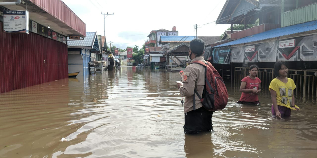 Banjir Masih Menggenangi Beberapa Kelurahan di Kabupaten Barito Utara