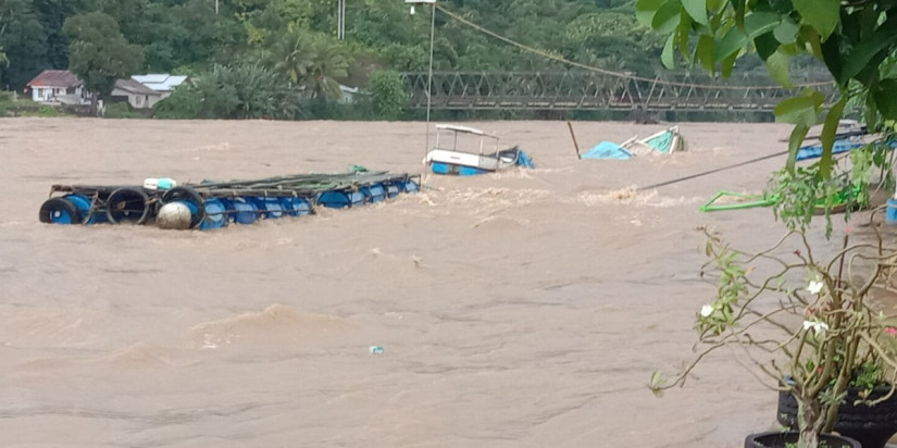 Banjir Manggarai, Jalur Ruteng Menuju Reo Tertutup Material