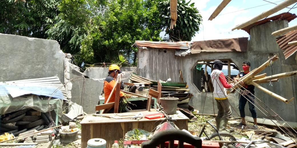 Sebanyak 14 Rumah Rusak Setelah Diterjang Angin Kencang di Wonosobo