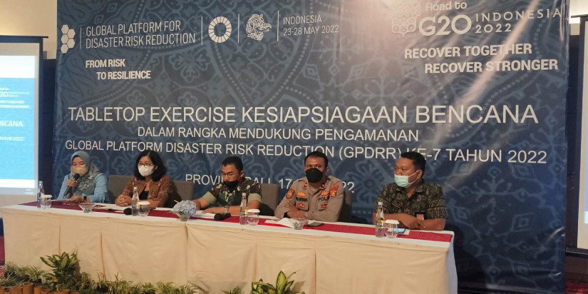 BNPB Gelar Tabletop Exercise (TTX) Jelang GPDRR 2022