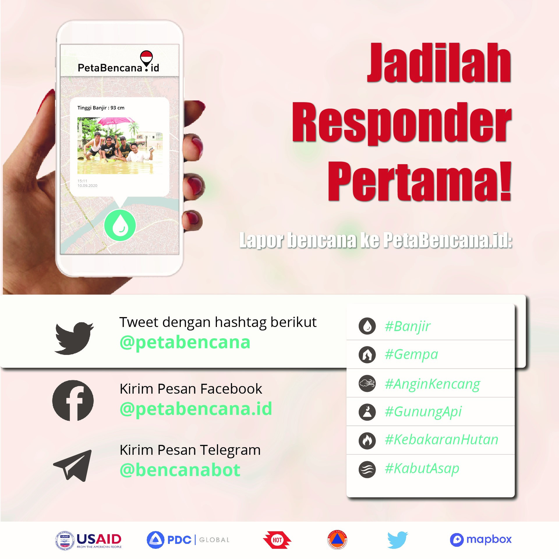 Jakarta Siaga Banjir, Ayo Bangun Peran Aktif Warga dalam Berbagi Informasi Banjir dengan Platform PetaBencana.id