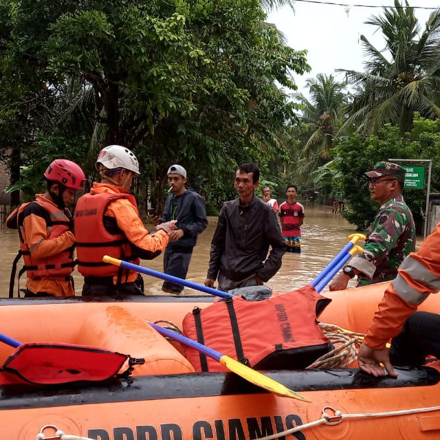 Banjir Masih Kepung Kabupaten Ciamis, Sebanyak 5.493 Jiwa Terdampak