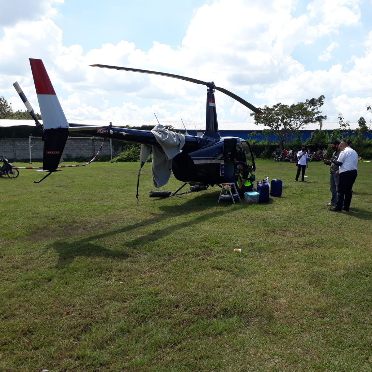 Masalah Navigasi, Helikopter BNPB Mendarat Darurat di Grobogan