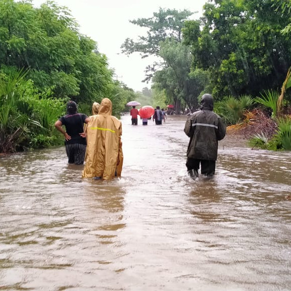 Banjir Sumba Timur Hanyutkan Dua Rumah Warga