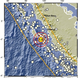 Warga Kepulauan Mentawai Rasakan Gempa Kuat Magnitudo 5,8