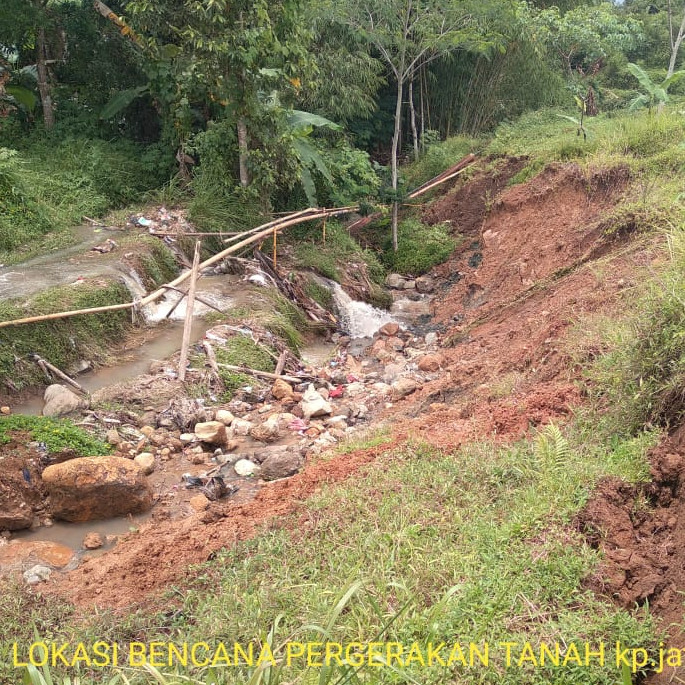 Pergerakan Tanah Terjang 3 Desa di Kabupaten Sukabumi