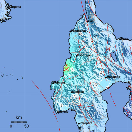 Gempa M5,4 Dirasakan Kuat Warga Mamuju Tengah