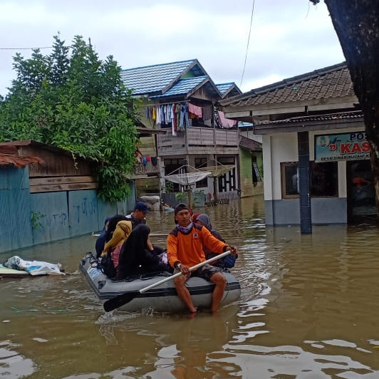 Sebanyak 14.891 Jiwa Terdampak Banjir di Kalimantan Selatan