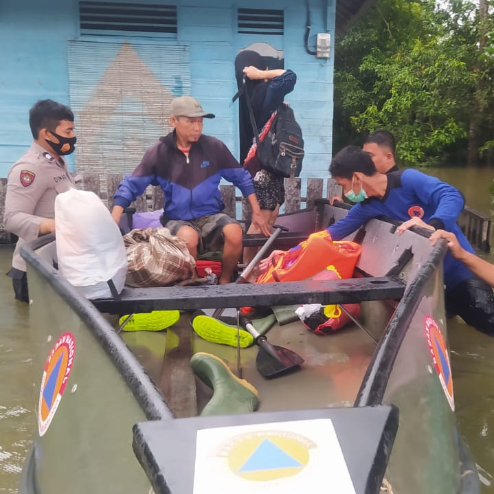 Hujan Intensitas Tinggi, Lebih Dari 1.200 rumah di Kabupaten Banjar Terendam