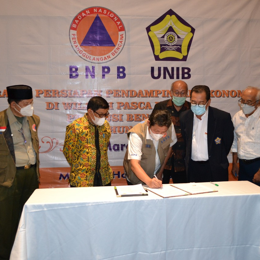 Penandatanganan Kerjasama BNPB dan Universitas Bengkulu