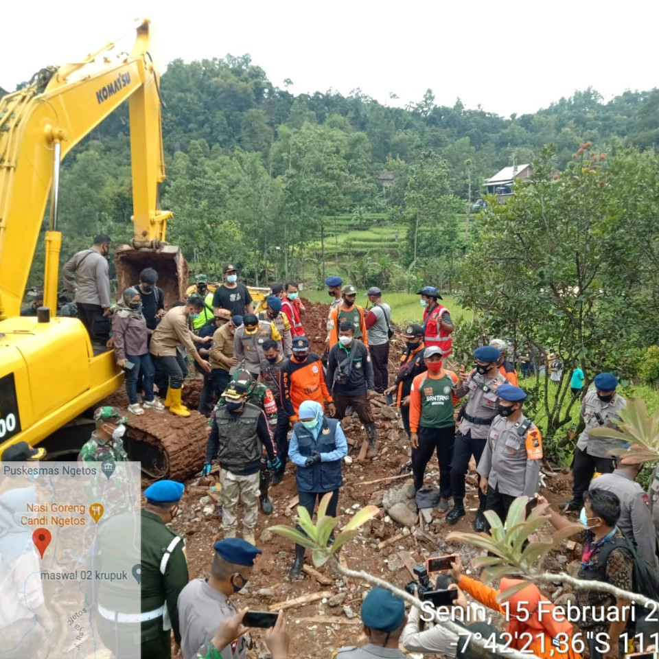 [Update] – Sebanyak 10 Warga Nganjuk Masih Dalam Pencarian Pascalongsor