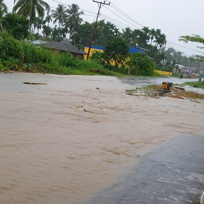 Banjir Rendam Sejumlah Rumah di Kabupaten Nias