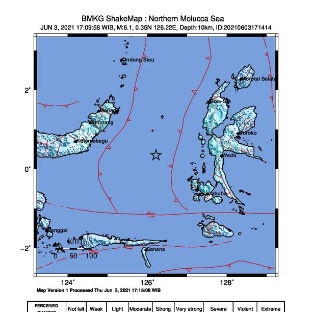 Masyarakat Kota Ternate Rasakan Guncangan Gempa M6,1