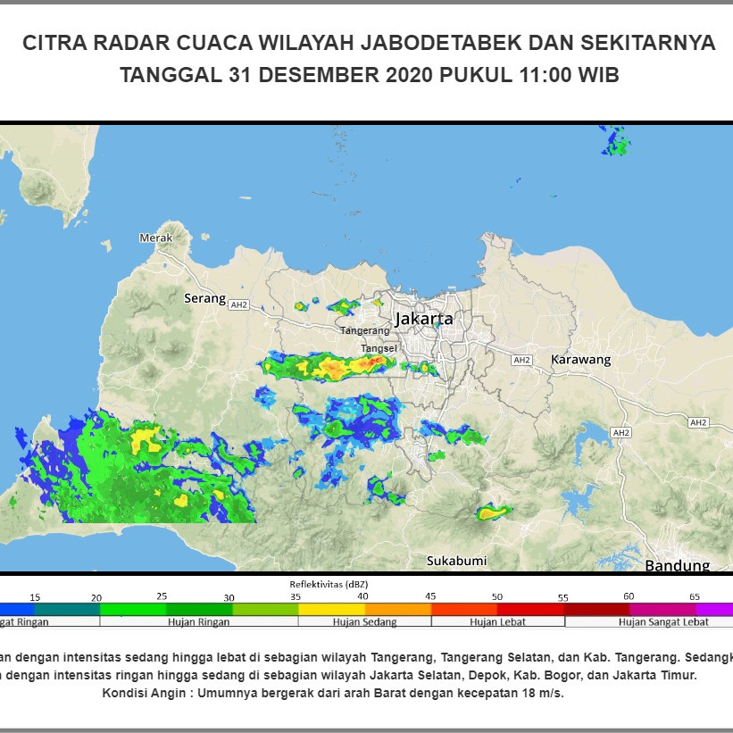 Pergantian Tahun 2021: Waspada Hujan Lebat dan Tetap Di Rumah Cegah COVID-19