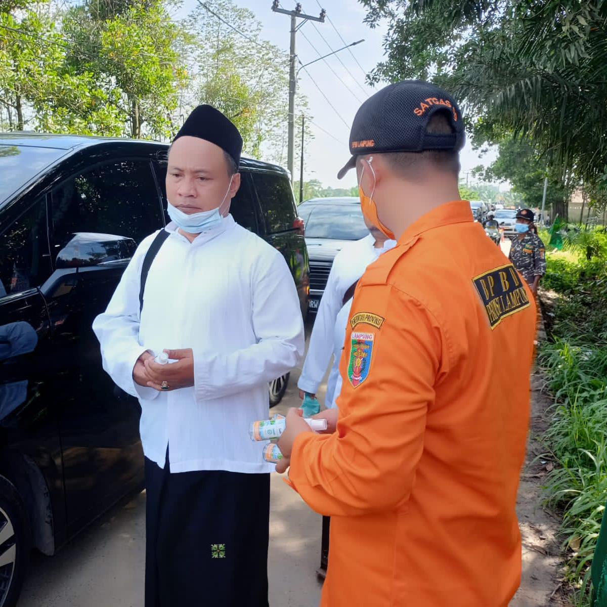 Penguatan Kembali Protokol  Kesehatan, BNPB Luncurkan Mobil Masker Untuk Masyarakat Lampung