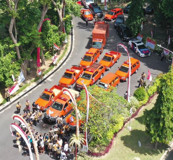 Ka BNPB Luncurkan Mobil Masker Perkuat Disiplin Masyarakat di Pulau Dewata