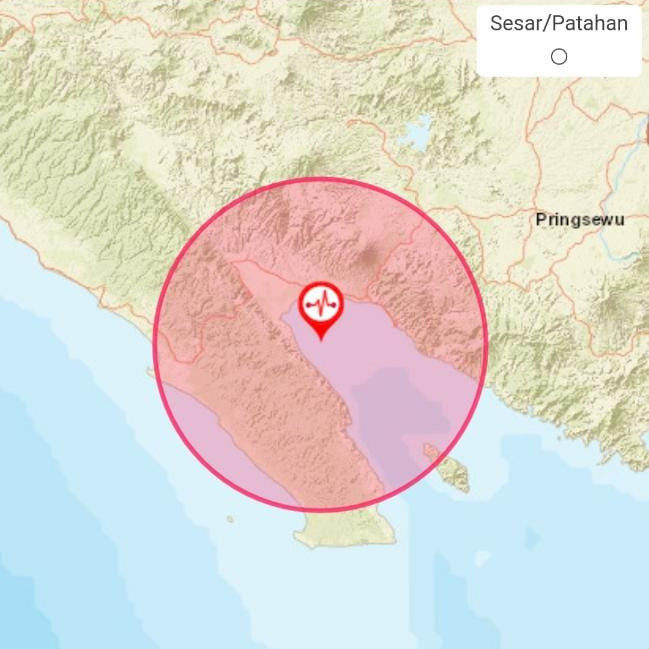 Masyarakat Tanggamus Tidak Panik Saat Rasakan Guncangan Gempa M4,1