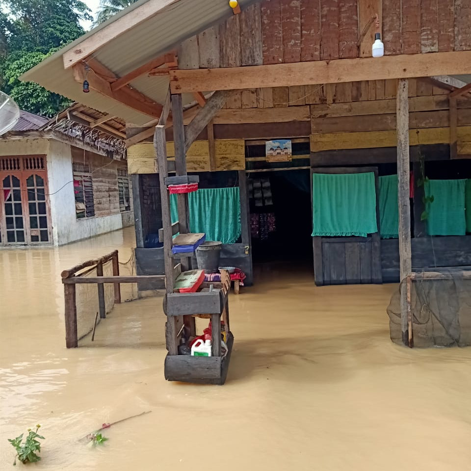 [Update] – Banjir Tiga Desa di Kabupaten Aceh Timur Telah Surut