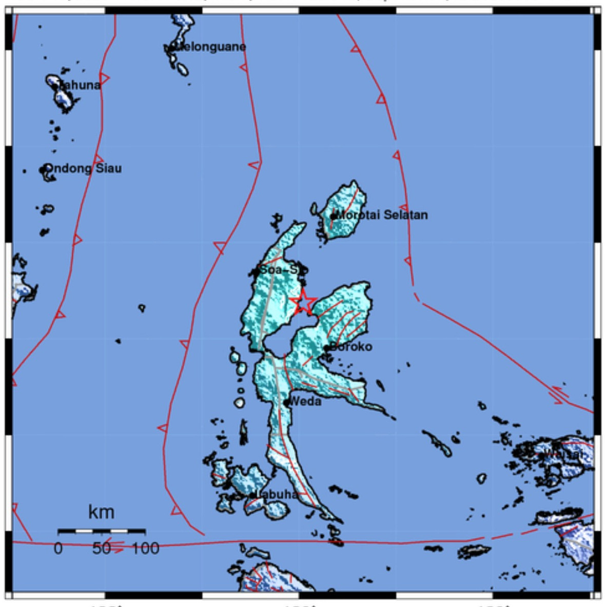 Warga Halmahera Utara Rasakan Guncangan Sedang Gempa M5,7