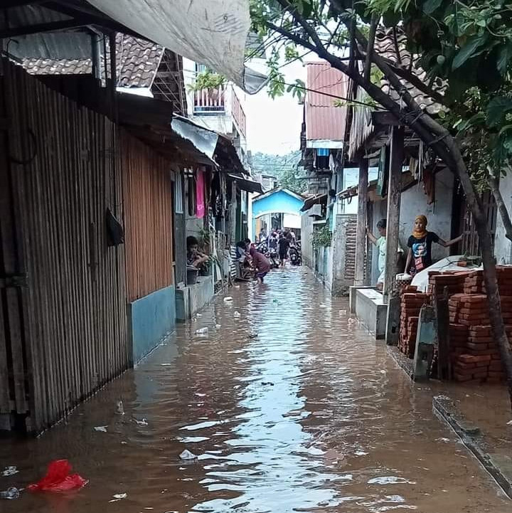 Debit Air Sungai Meluap Akibat Hujan Lebat, 248 Rumah Warga Bima Terendam Banjir