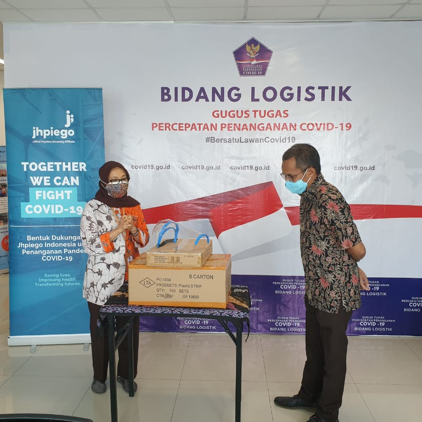 Jhpiego Sumbang Pelindung Wajah Penanganan COVID-19