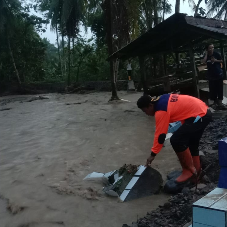 Lima Desa Warga Tanggamus Terdampak Banjir, Dua Rumah Rusak Berat