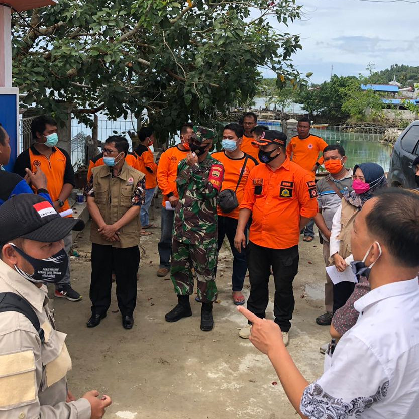 BNPB dan Pemkab Nias Selatan Simulasi Geladi Evakuasi Peringatan Dini Tsunami