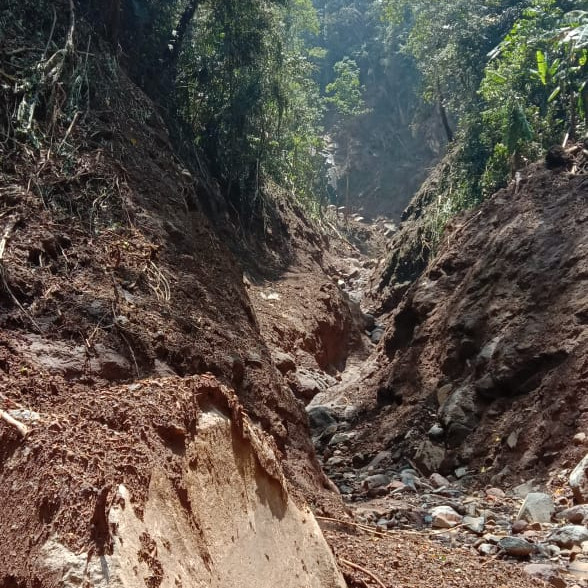 Potensi Bahaya Tanah Longsor Sekitar Gunung Salak